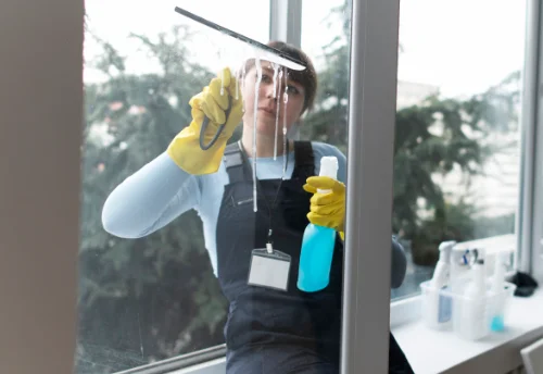 Nettoyage de vitres intérieures et extérieures à Plouyé